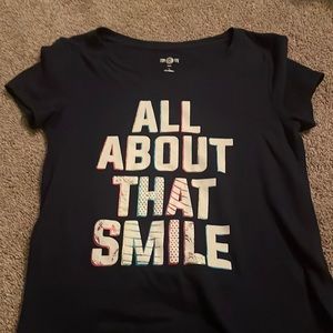 A motivational girls shirt for sizes 10!